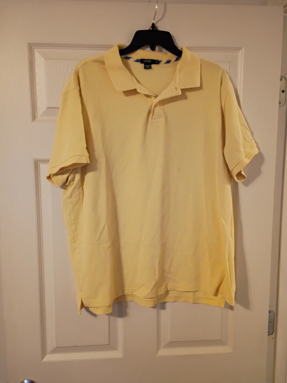 J. Crew Men’s Classic Yellow Polo Shirt